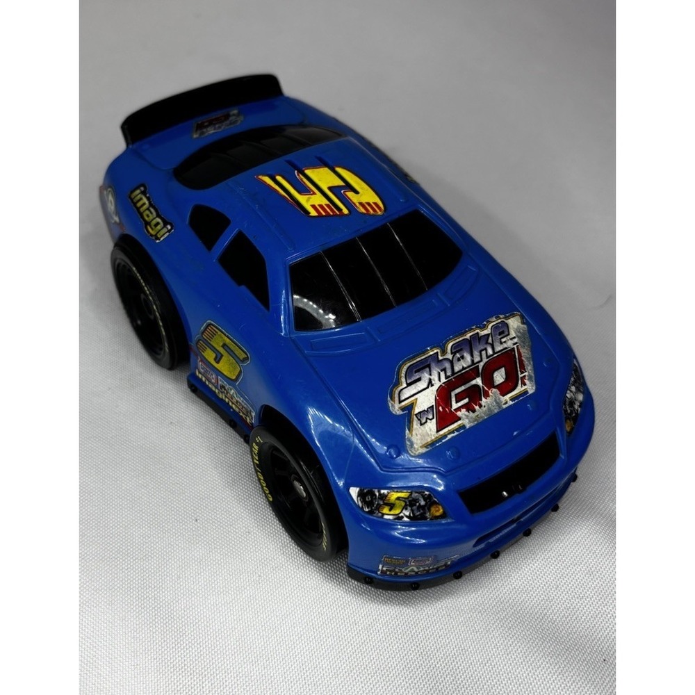 Fisher Price‎ Shake 'n Go Imaginext Planet Heroes Car Racecar 2007 Blue- Works!